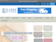 Tablet Screenshot of linenstore.com